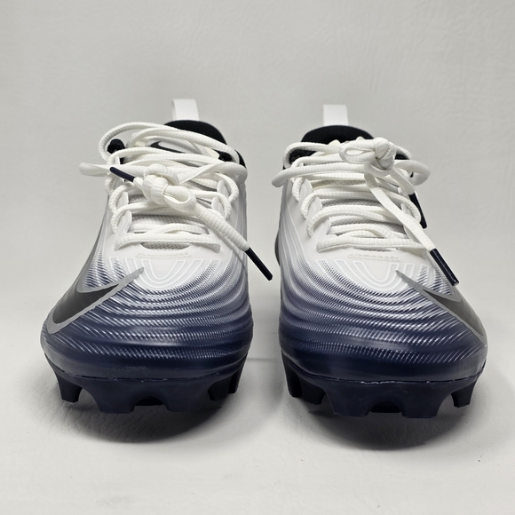 Nike Vapor Speed 3 Men\'s Size 8 White Blue Navy Football Cleats HM8849-103 New